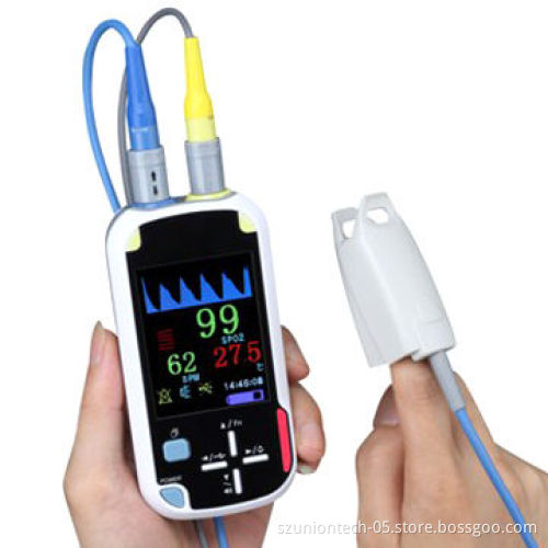 Handheld Pulse Oximeter, Small, Light, Easy for Carrying and Handling